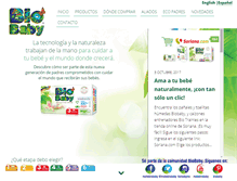 Tablet Screenshot of biobaby.com.mx